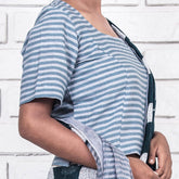 Pastel Blue Blouse